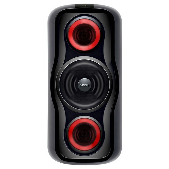 Портативная акустика Ginzzu GM-233 100Вт 6000мАч черный