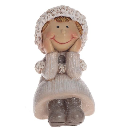 Фигурка декоративная &quot;Девочка&quot;, L5,5 W4 H7 см, 2в.