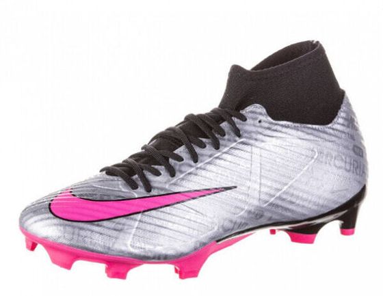 Nike мужские Foxes Zoom Mercurial Superfly 9 Academy XXV FG/MG Stříbrné