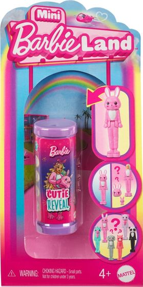 Lalka Barbie Mattel BRB BARBIELAND CUTIE REV MINILALKA MIX HYM25 T10