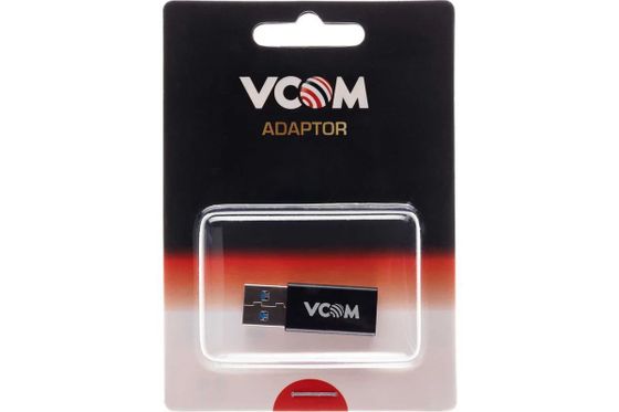 Адаптер Vcom USB 3.0 Type C(f)/USB 3.0 Type A(m) 0/03м черный (CA436M)