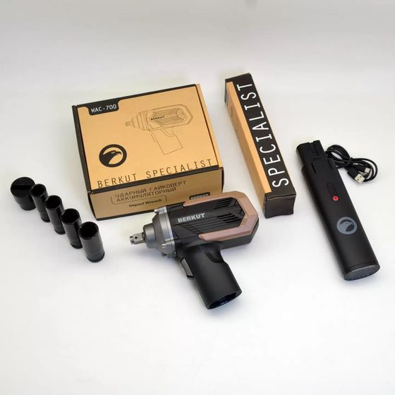 Гайковерт аккум. Berkut WAC-700 800Вт патрон:квад.1/2&quot; (ББ-00003318)