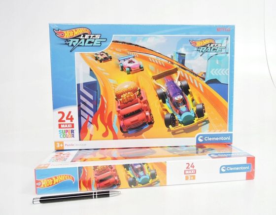 Clementoni Clementoni Puzzle 24el Maxi SuperColor Hot Wheels 28523