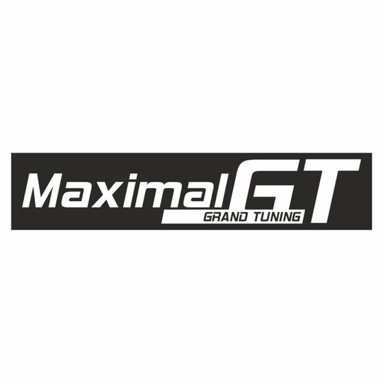 Полоса на лобовое стекло &quot;MAXIMAL GT&quot;, черная, 1220 х 270 мм