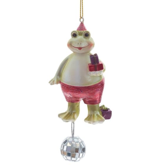 Изделие декоративное подвесное &quot;Лягушка&quot;, L5 W3 H12 см, 2в.