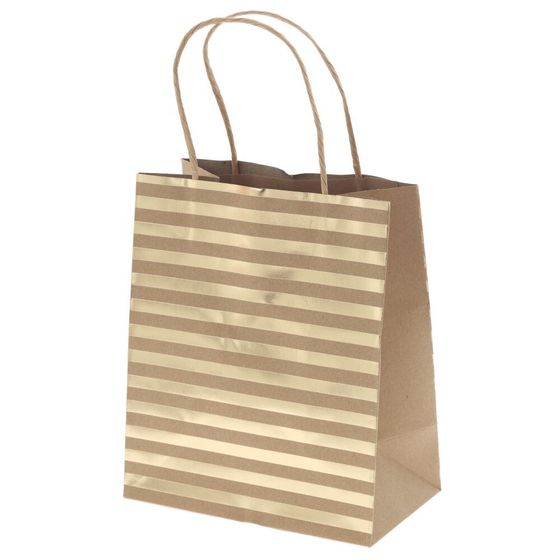 Пакет подарочный ((блок микс 12шт), L18 W10 H21 см, 4в.