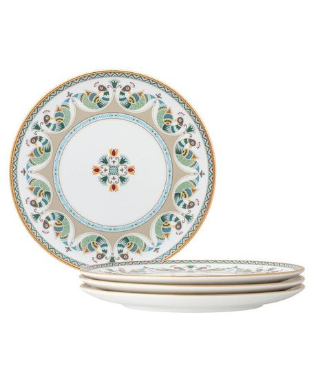 Набор из 4 салатных тарелок Serene Garden, 8,25 дюйма, на 4 персоны