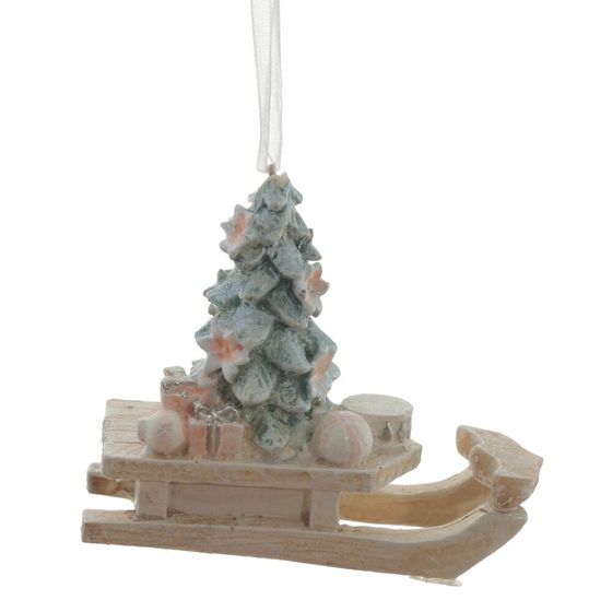 Изделие декоративное подвесное "Сани", L7 W3 H5,5 см