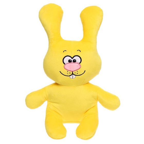 Мягкая игрушка «Кролик Счастливчик», цвет жёлтый, 20 см