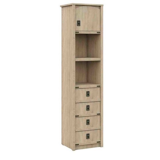 Шкаф-пенал «Валенсия», 4 ящика, 500 × 450 × 2090 мм, цвет дуб сонома
