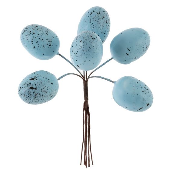 Набор из 6-ти изделий декоративных &quot;Яйца пасхальные&quot;, L17 W3,5 H18/10 см