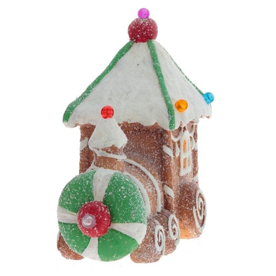 Фигурка декоративная с подсветкой &quot;Паровозик&quot;, L35 W14 H28 см (3хAAА н/п)