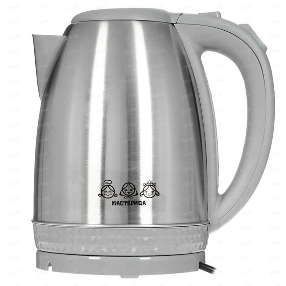 Чайник электрический Мастерица EK-1801М 1,8л 1500Вт серый