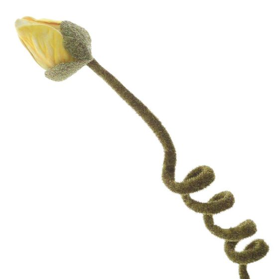 Цветок искусственный "Мак", L19 W15 H91 см