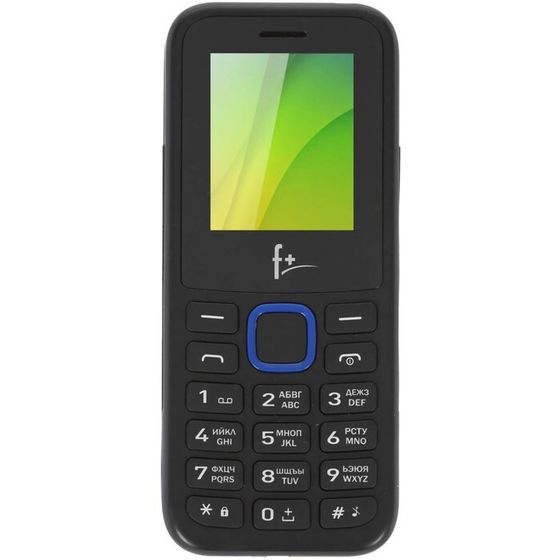 Сотовый телефон F+ F198, 1.77&quot;, TFT, 2 sim, 32Мб, microSD, BT, 600 мАч, чёрный
