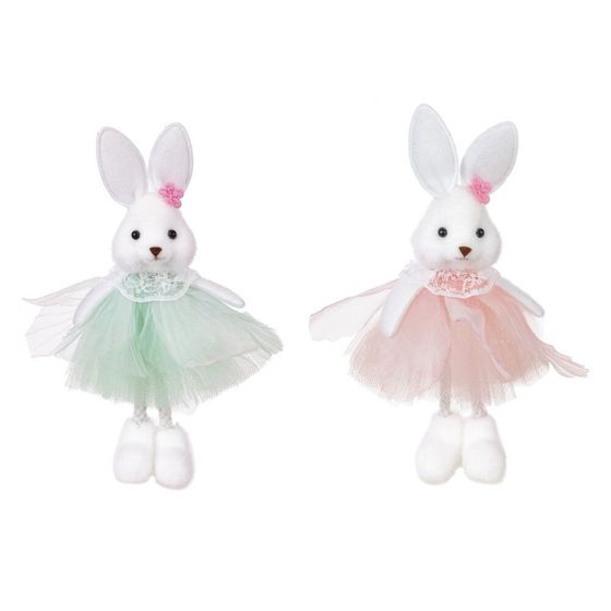 Фигурка декоративная &quot;Зайка&quot; (блок 6шт), L8 W4,5 H15 см, 2в.