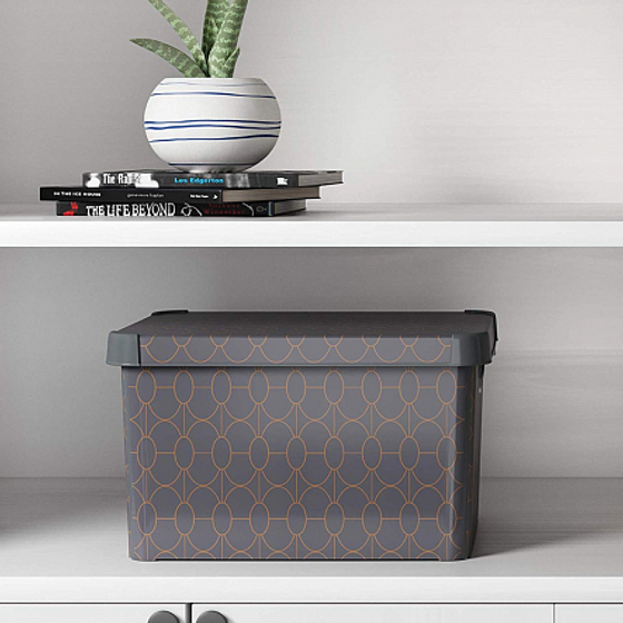 Короб для хранения СТОКГОЛЬМ ART DECO 22л