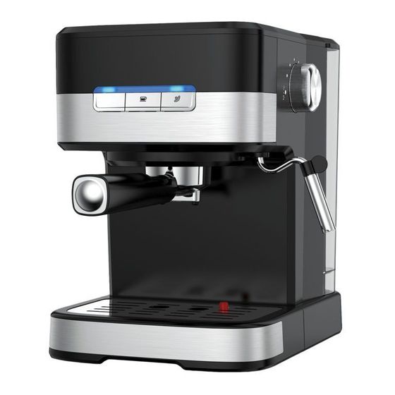 Кофеварка рожковая Centek CT-1171 1200Вт серый металлик/черный