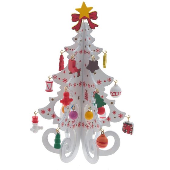 Фигурка декоративная &quot;Ёлка&quot;, L14 W1,5 H18,5 см, 3в.