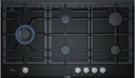 Газовая варочная панель Bosch PRS9A6D70M черный