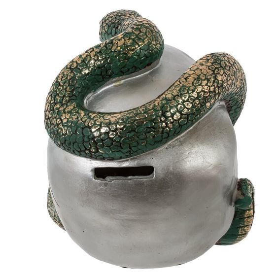 Копилка &quot;Череп со змеей&quot;, L23 W16 H18 см, 2в.