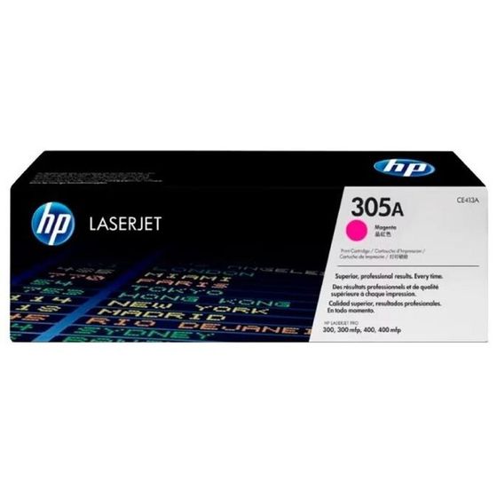 Тонер Картридж HP №305A CE413A пурпурный для HP LJP 300/400 (2600стр.)