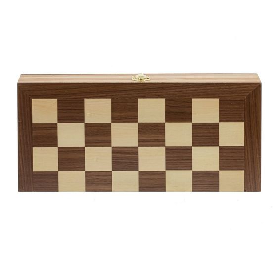 Игра настольная 3 в 1 (шахматы, шашки, нарды), Д34,5 Ш17,5 В4,5 см