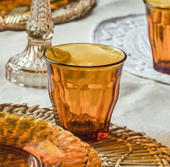 Набор стаканов французских PICARDIE AMBER 6шт 250мл