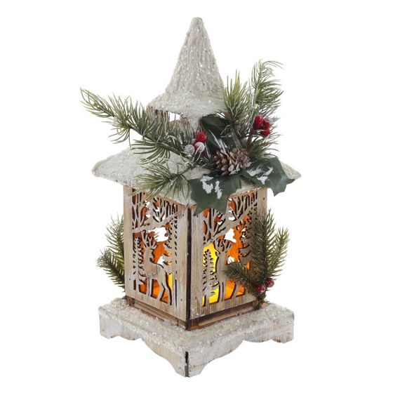 Изделие декоративное &quot;Домик&quot; с подсветкой (CR2032x2), L18 W16 H35 см