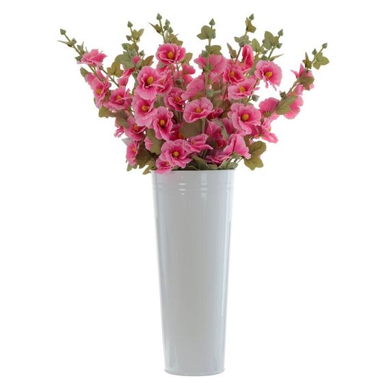 Цветок искусственный "Мальва", L10 W10 H88 см