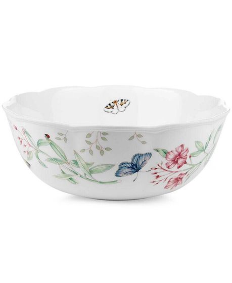 Butterfly Meadow Large 10&quot; Porcelain Serve Bowl