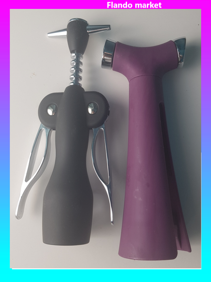 !09 Комплект из 2-х штук: Штопор многофункциональный + Штопор "Люкс" цвет микс