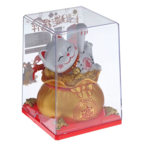 Фигурка декоративная "Манеки Неко", L7,5 W7,5 H10 см