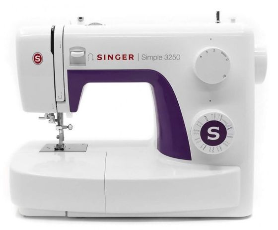 Швейная машина Singer Simple 3250 белый/фиолетовый