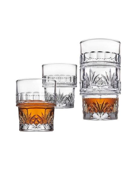 Dublin Stackable Double Old Fashioned Glass, Set of 4