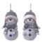 Фигурка декоративная подвесная &quot;Снеговик&quot;, L4,5 W4,5 H8,5 см, 2в.