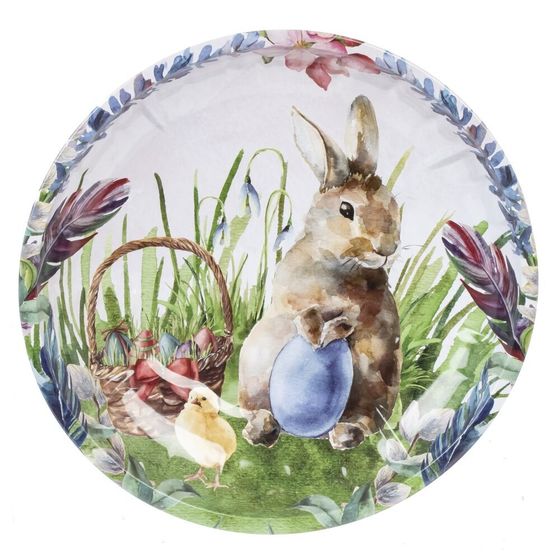 Блюдо &quot;Пасхальное&quot;, L19,5 W19,5 H2,5 см, 6в.