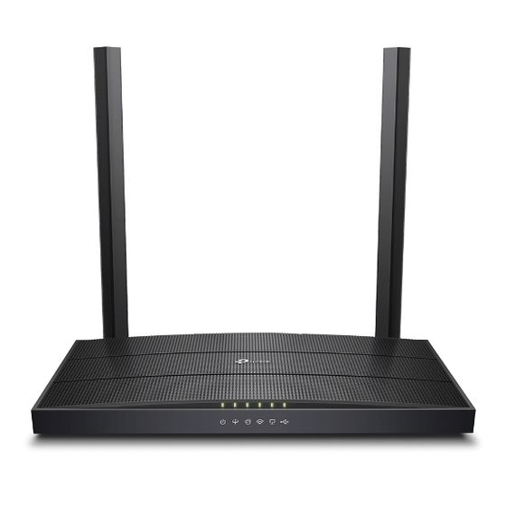Wi-Fi роутер TP-Link Archer VR400 AC1200 10/100/1000BASE-TX/VDSL/ADSL черный