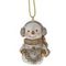 Фигурка декоративная подвесная "Снеговик", L4 W4 H5,5 см, 4в.