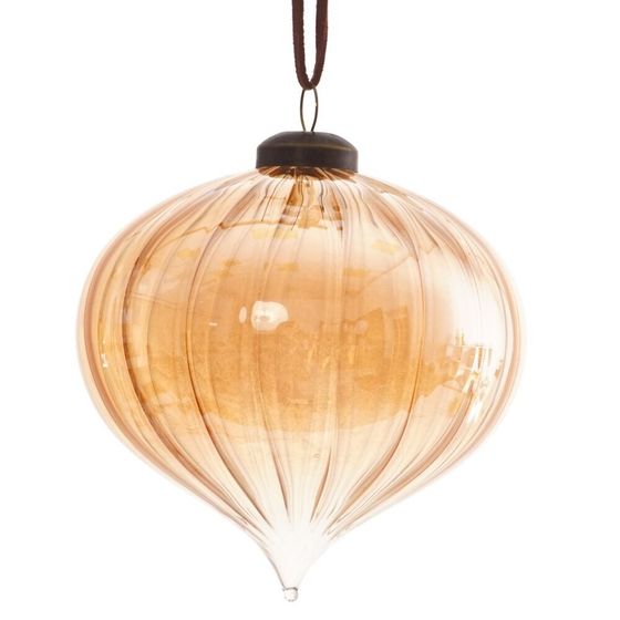 Украшение новогоднее "Капля", L10,5 W10,5 H13 см