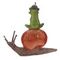 Фигурка декоративная "Лягушка на улитке", L12,5 W7 H11,5 см