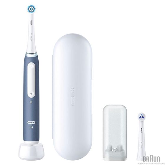 Зубная щетка электрическая Oral-B IO4 MY WAY OCEAN BLUE+EXTRA BRUSH