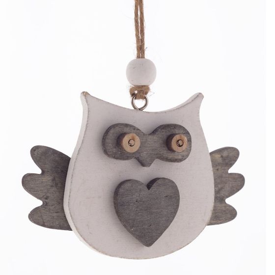 Украшение новогоднее &quot;Сова&quot;, L11 W2 H9 см, 2в.