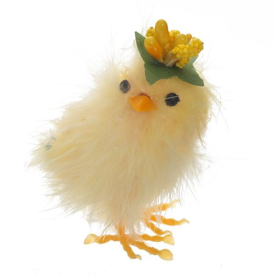 Фигурка декоративная &quot;Цыпленок&quot;, L4 W4 H6 см, 3в.