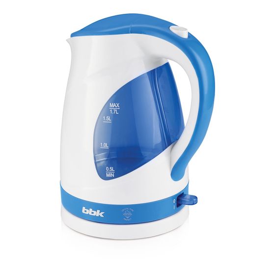 Чайник электрический BBK EK1700P 1.7л 2200Вт белый/голубой