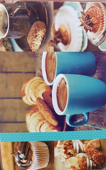 !09 Банка для хранения "Coffee", металл, горизонтальная,цвет бирюзовый