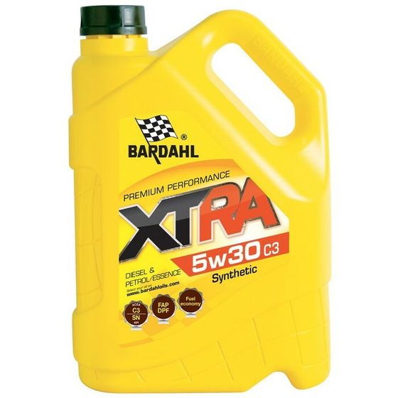 Масло моторное Bardahl XTRA 5W30 C3, SN, синтетическое, 5 л