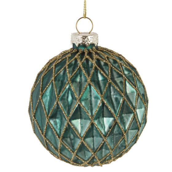 Украшение новогоднее "Шар", L8 W8 H8 см