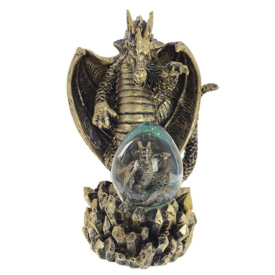Фигурка декоративная в стекл.шаре &quot;Дракон&quot;, D 7 см, L15,5 W16 H22 см