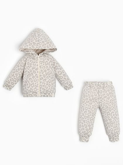 Костюм: толстовка и брюки Крошка Я Leo baby, рост 92-98 см